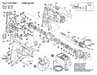 Bosch 0 601 930 727 Gsb 9,6 Ve Cordless Impact Drill 9.6 V / Eu Spare Parts